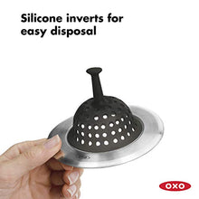Load image into Gallery viewer, OXO Good Grips Silicone Sink Strainer, Black