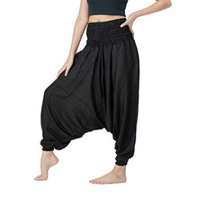 Load image into Gallery viewer, B BANGKOK PANTS Women's Harem Pants Jumpsuit Hippie Clothes (Bohorose Pink, One Size)