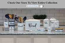 Load image into Gallery viewer, Home Acre Designs Farmhouse Soap Dispenser – 13oz, Ceramic, White Hand Pump for Soap – Rustic Kitchen & Bathroom Accessories for Home