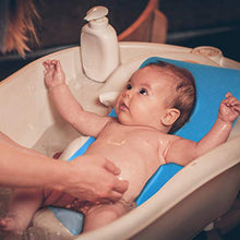 Load image into Gallery viewer, HALLO Baby Bath Sponge Soft Infant Bath Mat Newborn Cushion Odor Free (Blue)
