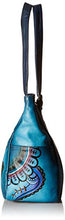 Load image into Gallery viewer, Anna by Anuschka womens Anna Anuschka, Handpainted Medium Bag, Denim Paisley Floral Shoulder Bag Genuine Leather, Denim Paisley Floral, One Size US