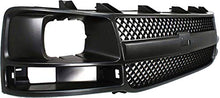 Load image into Gallery viewer, Evan-Fischer Grille Assembly Compatible with 2003-2014 Chevrolet Express 1500 Plastic Gray Shell and Insert with Sealed Beam Headlights
