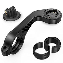 Load image into Gallery viewer, TUSITA Out Front Mount Compatible with Garmin Edge GPS Bike Computer, XOSS G/G+, iGPSPORT GPS - Cycling Handlebar 25.4mm 31.8mm Light Holder Gopro Camera Bracket - Extended Mount Road MTB Accessories
