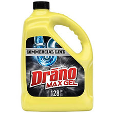 Load image into Gallery viewer, SC Johnson Professional Drano Max Gel, For Drain Clog Removal, 128 Fl. Oz (Pack of 4)