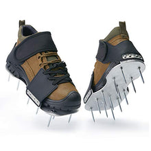 Load image into Gallery viewer, Leweio Lawn Aerator Shoes, Metal Spike Sandals for Aerating Lawn - Effectively Aerating Soil for Plants Health, Pre-Assembled Grass Aerator Tools for Yard,Revives Lawn Health
