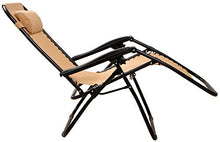 Load image into Gallery viewer, BalanceFrom Adjustable Zero Gravity Lounge Chair Recliners for Patio, Beige
