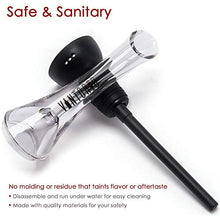 Load image into Gallery viewer, Vintorio Wine Aerator Pourer - Premium Aerating Pourer and Decanter Spout (Black)
