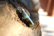Load image into Gallery viewer, Natural Labradorite Crystal Healing Pendant - For Throat Chakra | Enhances Intuition, Highly Mystical. Relieves Fears & Insecurities. Builds Self-Trust. Cleanses & Protects Aura | With Stylish Chain