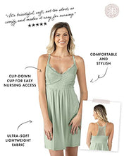 Load image into Gallery viewer, Kindred Bravely Lucille Nursing Nightgown & Maternity Gown (Pistachio, XX-Large)