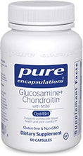 Load image into Gallery viewer, Pure Encapsulations - Glucosamine + Chondroitin with MSM - Healthy Cartilage Strength and Resilience - 60 Capsules