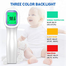 Load image into Gallery viewer, Thermometer for Adults, No Touch Forehead Infrared Medical Thermometers for Fever, Digital Baby Thermometer with Instant Readings and Used for Kids, Indoor, Outdoor Use