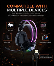 Load image into Gallery viewer, havit RGB Gaming Headset and Mechanical Keyboard