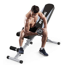 Load image into Gallery viewer, BTFING Weight Bench, Adjustable Strength Training Bench for Full Body Workout with Fast Folding