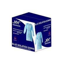 Load image into Gallery viewer, Disposable Isolation Gown Size: Universal Qty: 50 per Case (Blue)