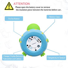 Load image into Gallery viewer, Doli Yearning Baby Bath Thermometer with Room Temperature| Fahrenheit and Celsius|Frog Lovely Shape|Kids' Bathroom Safety Products| Bath Toys…