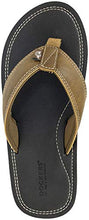 Load image into Gallery viewer, Dockers Men's Flip Flop Sandal ; Classic Comfort Footbed with Two-Tone Upper, size 8 to 9/8-9 (Black Pebble)