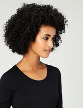 Load image into Gallery viewer, Amazon Brand - Daily Ritual Women's Jersey 3/4-Sleeve Scoop-Neck T-Shirt Dress, Black, Large