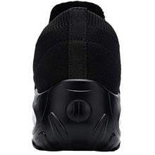 Load image into Gallery viewer, FENLERN Steel Toe Shoes for Women Lightweight Air Cushion Safety Sneakers Slip On Work Shoes Ladies Safety Toe Sock Sneaker Girls Walking Tennis Shoe (11, Dark Black)