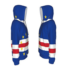Load image into Gallery viewer, Flag of Cape Verde Print Hoodies Kids 3D Print Sweatshirts Long Sleeve Pullover Hoodies with Pocket for Teen Boys and Girls