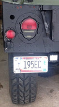 Load image into Gallery viewer, Federal PREWIRED Humvee Rear License Plate Bracket Frame Light PJ NO Drill Install M998