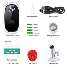 Load image into Gallery viewer, 【32GB Include】 Wireless Outdoor Security Camera, MECO 1080P Rechargeable Battery WiFi Camera, Indoor/Outdoor Surveillance Home Camera with Motion Detection, Night Vision, 2-Way Audio, Waterproof