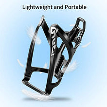 Load image into Gallery viewer, Suruid Bike Water Bottle Cage, Lightweight and Strong Bicycle Water Bottle Holder for Outdoor Cycling with Screws - 2 Pack (Black)