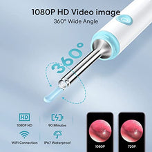 Load image into Gallery viewer, Ear Wax Removal, Ear Cleaner with Camera, Ear Wax Removal Tool with 1080p HD, Wireless Otoscope with Light, Ear Wax Removal Kit for iPhone,ipad, Android Phones