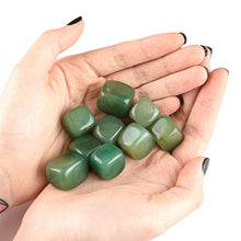 Load image into Gallery viewer, Top Plaza Tumbled Polished Stones Healing Crystals Natural Green Aventurine Gemstone Quartz Bulk for Wicca Reiki Healing Energy - 12 Pcs