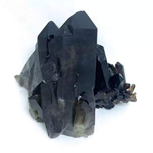 Load image into Gallery viewer, MOKA Rough Natural Black Smoky Crystals Quartz Cluster geode for Decorative 200G-350G 1pc