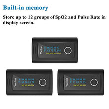 Load image into Gallery viewer, Wellue Bluetooth Pulse Oximeter Fingertip, Blood Oxygen Saturation Monitor with Alarm, Free APP,Batteries, Carry Bag & Lanyard