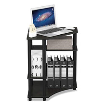Load image into Gallery viewer, FURINNO Turn-N-Tube Space Saving, Corner Desk, Espresso/Black