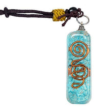 Load image into Gallery viewer, Orgone Pendant- Blue Aquamarine Healing Crystal based Orgone Pendant necklace with Orgone Energy-Emf Protection-Inner Growth-Psychic Strength Booster