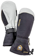 Load image into Gallery viewer, Hestra Army Leather Gore-Tex - Waterproof, Long-Cuffed Snow Mitt for Skiing, Snowboarding and Mountaineering - Black - 8