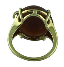 Load image into Gallery viewer, Carillon Certified Chocolate Moonstone Natural Gemstone OVAL Shape Engagement Ring 10K Yellow Gold Jewelry For Women for Men