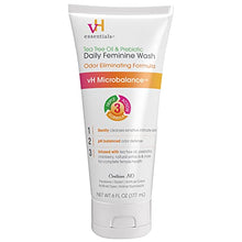 Load image into Gallery viewer, vH essentials, Ph Balanced Daily Feminine Wash, Tea Tree Oil & Prebiotic, 6, Fl Oz, (Pack Of 1) 54306 Clear