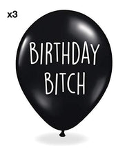 Load image into Gallery viewer, Funny Party Pieces Abusive Birthday Balloons - Pack Of 12 Different Funny Offensive Balloons (For Her)