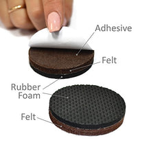 Load image into Gallery viewer, X-Protector Grippers Premium 36 pcs 1 Best Non Slip Pads Rubber Feet-Furniture Floor Protectors for Keep in Place Furniture & Furniture Stoppers, Black