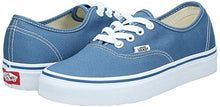 Load image into Gallery viewer, Vans Authentic Unisex Canvas Lace Up Low Top Original Sneakers Blue Size 9