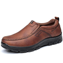 Load image into Gallery viewer, COSIDRAM Mens Loafers Slip on Shoes Casual Comfort Soft Moccasin Daily Flats Driving Walking Shoes Light Brown 10.5