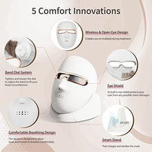 Load image into Gallery viewer, L.ma LED Light Therapy Facial Mask | Premium Light Therapy | 432 LEDs | 7 Modes | 4 Wavelengths | Wireless | Home Beauty Care | Facial Skin Care Mask | Product of Korea