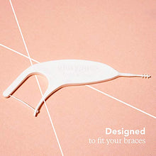 Load image into Gallery viewer, Platypus Orthodontic Flossers- Dental Floss Picks for Braces, Fits Under Arch Wire, Will Not Damage Braces, Increase Flossing Compliance, Floss Teeth in Less Than Two Minutes - 40 Count (Pack of 1)