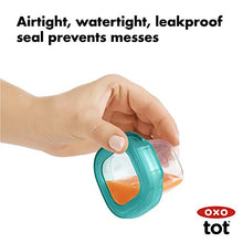 Load image into Gallery viewer, OXO Tot Baby Blocks Food Storage Containers, Teal, 2 Ounce