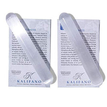 Load image into Gallery viewer, KALIFANO 2 Pack Selenite Wand with Healing & Calming Effects - High Energy Crystal Used for Cleansing and Protection (Information Card Included)
