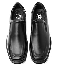 Load image into Gallery viewer, kkdom Men's Classic Leather Lined Formal Oxfords Slip on Dress Shoes Black