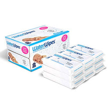 Load image into Gallery viewer, WaterWipes Original Baby Wipes, 99.9% Water, Unscented & Hypoallergenic for Sensitive Newborn Skin, 9 Packs (540 Count)