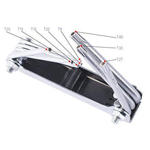 Load image into Gallery viewer, Convy GJ-0054 Fold-up Star Key Set, 8-piece, Sizes T9-T40