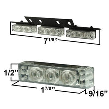 Load image into Gallery viewer, Green 54X LED Police Strobe Lights for Dash Deck Visor Grille - Flashing Emergency Warning Lights for Police Vehicle Truck Cars