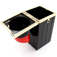 Load image into Gallery viewer, Women Acrylic Black Lipstick Shape Evening Bags Purses Clutch Vintage Banquet Handbag (Black)