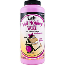 Load image into Gallery viewer, Lady Anti Monkey Butt | Women's Body Powder with Calamine | Prevents Chafing and Absorbs Sweat | Talc Free | 6 Ounces | Pack of 1