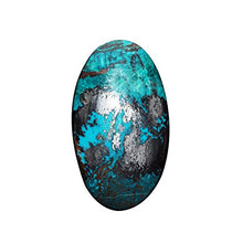 Load image into Gallery viewer, Natural Chrysocolla with Azurite Crystal, Healing Crystals and Gemstones Cabochon for Jewelry Making Wire Wrapping Loose Crystals Supply Reiki Chakra Energy Stone Jewelry Gemstones Cabochon